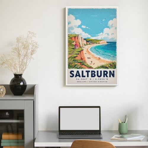 Poster Saltburn aquarelle vintage, idée cadeau déco esthétique