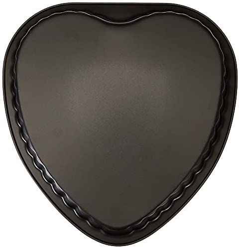 Guardini Arianna Stampo Cuore, Acciaio, Nero, 25 x 25 cm