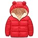 BéBé Veste Automne Manteau Blouson à Capuche Enfant Fille Blousons Hiver BéBé Enfant Filles Manteau Veste Imprimé Parka Down Blousons Neige VêTementsd'ExtéRieur Et Confortable Hiver