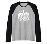 halloween zucca decorativa autunno mandala stile regalo grafico maglia con maniche raglan