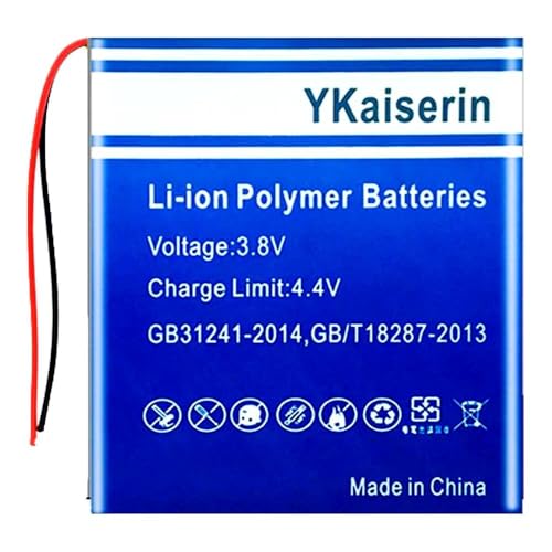 Batterie de rechange haute performance 460 mAh SP551923AE P140116 pour montre intelligente Pebble Time Steel compatible avec Pebble Classic Smart Watch, kit de...