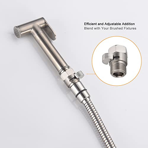 Brushed Nickel Water Flow Control Valve, Shower Head Flow Control Valve
