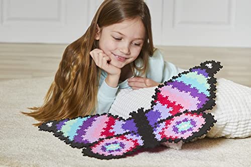Plus Plus Building Blocks Toy, Puzzle by Number Butterfly, Logic Build Kids Crafts Jigsaw - Image 4