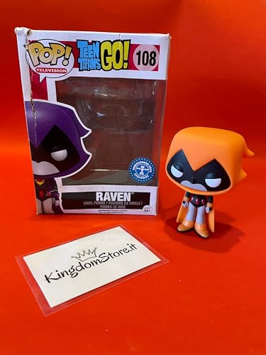 Funko 9508 - Figure Teen Titans Raven, Orange