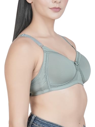 Image of Womens Seamless Padded Bra | Non Wired | Detachable Straps | Everyday Comfort | Full Coverage