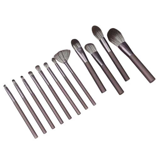 Juego de brochas de maquillaje sintético para polvos correctores, brochas de maquillaje para ojos y cara, pinceles de sombra de ojos, delineadores de ojos, brochas de maquillaje