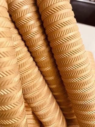 Cricket Bat Handle Rubber Grips with Wooden Cone for Easy Grip Fitting (Pack of 4 Yellow Bat Grips + 1 Gripper) 1