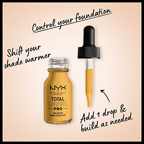 Nyx Professional Makeup Total Control Pro Drop Foundation Hue Shifter, Warm #TOP1