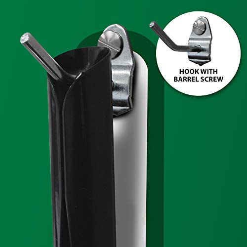 Image of NMC SB104AL 5S Janitorial Shadow Board, Green /White, 68 inchX30 inch, Heavy-DutyAluminum (Tools Sold Separately)