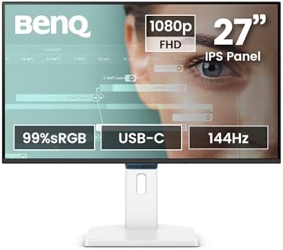 BenQ GW2790TC 27" IPS Computer Montior, 1080P FHD, 144Hz, Height ...
