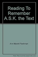 Reading To Remember A.S.K. the Text 0073536563 Book Cover