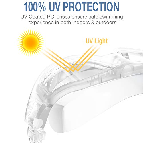 Image of OutdoorMaster Swim Mask - Wide View Swimming Mask & Goggles Anti-fog Waterproof