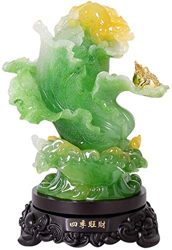 Ornements sculpture chou chanceux résine déco maison statues Feng Shui richesse