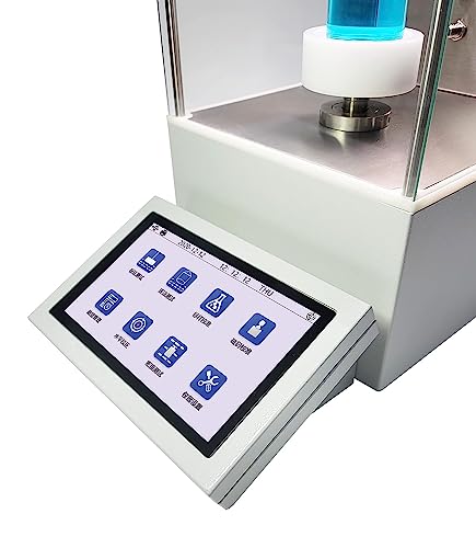 Vtsyiqi 7 Inch Touch Screen Surface Tensiometer Liquid Interfacial Tension Tester With Range 0 To 2000 Mn/M Accuracy 0.1Mn/M Du Nouy Ring Method Wilhelmy Plate Method For Food Oil Paint Test #TOP7