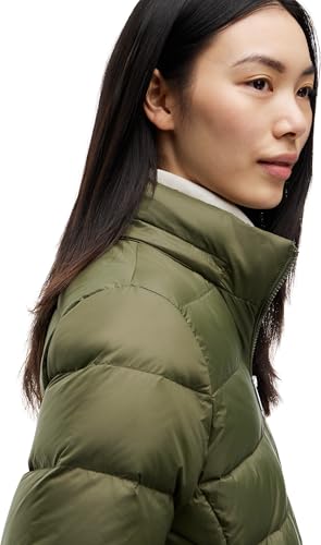 Tommy Jeans Damen Tjw Essential Daunenmantel mit Kapuze Dw0Dw18864 Puffermantel, Grün (Dark Greenery), XS – Ansicht 6