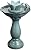 Pleasant Pond Frog Lotus Modern Outdoor Floor Water Bubble Fountain 25 1/4" High Pedestal Bowl for Garden Patio Backyard Deck Home Lawn Porch House Relaxation Exterior Balcony - John Timberland