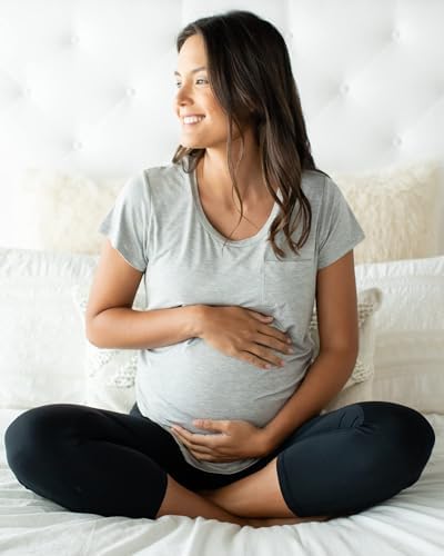 Image of Kindred Bravely Everyday Maternity & Nursing T-Shirt | Maternity & Nursing Tops for Breastfeeding