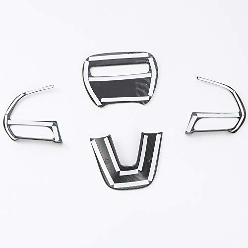 Acessórios para Dodge Charger da ITrims para Dodge e capa de volante 4 peças de fibra de carbono ABS