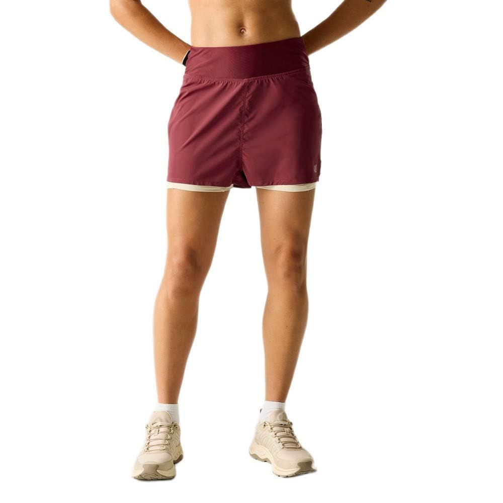 Dare2b Women's Nimble 2-in-1 Walking Shorts, Lightweight Reflective Hiking Shorts