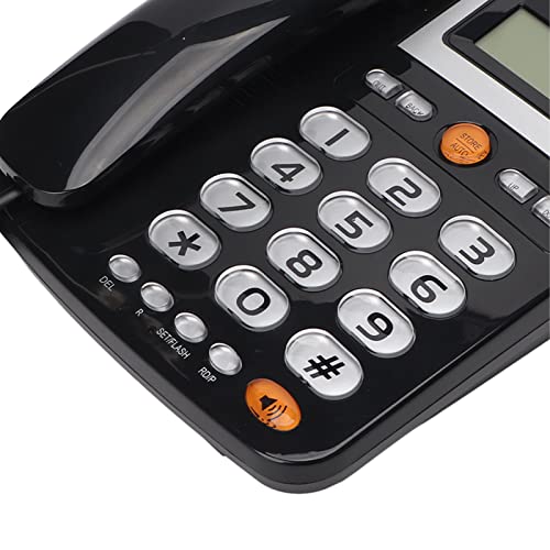 Téléphone filaire à gros boutons LCD réglable fixe pour senior - 3