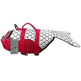 ❤ 【Chaleco salvavidas para perros es cómodo y ligero】: chaleco salvavidas para perros de malla debajo del vientre para permitir un secado rápido y un drenaje adecuado, los perros Lifejacket son más fáciles de secar. Chaleco salvavidas para perros activos que aman el agua. Chaleco salvavidas para perros chaleco salvavidas ajustable para perros chaleco salvavidas para mascotas.