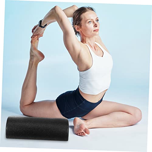 BESPORTBLE Half Yoga Roller para recuperación muscular, herramienta de masaje de espuma y sin olor para entrenamiento de yoga y fitness Negro miniatura 7