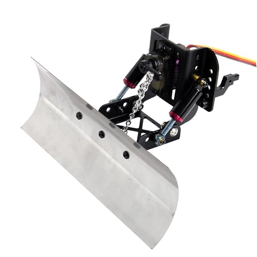 TOOMOD RC 1/18 Aluminum Snow Shovel/Snow Plow kit with 9G 180&deg; Servo Motor for RC 1/18 TRX4m...