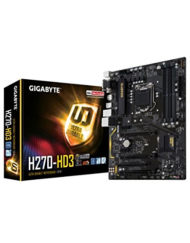 Gigabyte Ga H270 Hd3 Atx 1151 Usb3 Ddr4 Motherboard Black Buy Online In El Salvador At Elsalvador Desertcart Com Productid