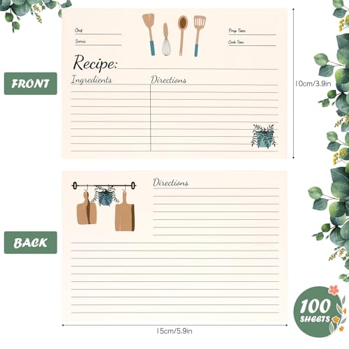 Tarjetas de recetas y separadores para regalar en despedidas de soltera 4