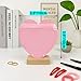 100pcs Pink Heart-Shaped Mylar Bags, 4