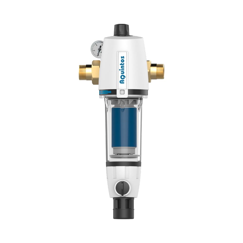 Vorfilter Rückspülfilter Hauswasserstation Aquintos RDX mit Druckminderer 1 Zoll / DN25 Hauswasserfilter - rückspülbar