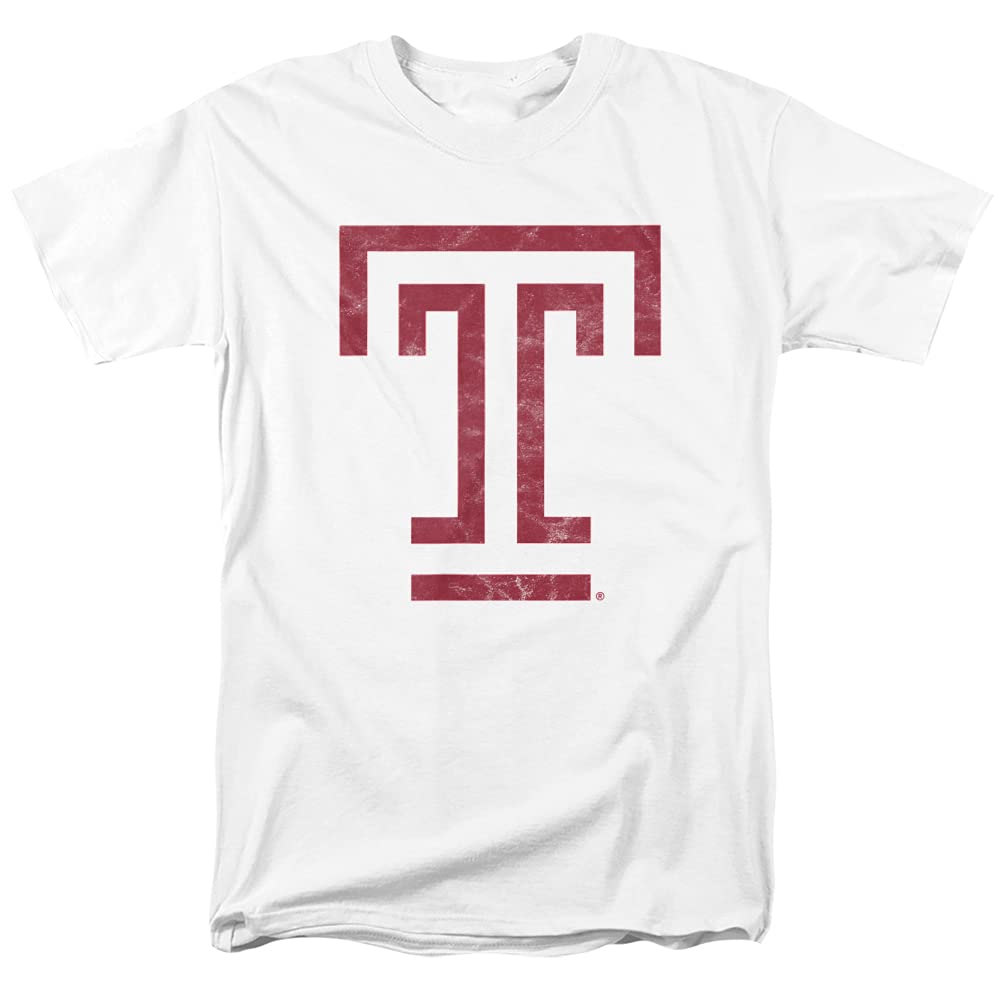 Temple UniversityOfficial Distressed Primary Unisex Adult T Shirt