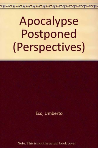 Buy Apocalypse Postponed (Perspectives S.) — BookShops.in