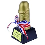 CJKDXDH Adult Penis Boob Trophy,1pcs Champion World Trophy ,Gold Dicks Titty, Hens Night Do Party Prize For Bars,Night Clubs,Bachelorette Party&Gifts