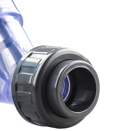 Image of TOMEX 1'' Y-Strainer, Clear UPVC Sediment Y-Strainer, True Union Y-Strainer W /stainless steel 40 Mesh, NPT Female [NPT 1 Inch]