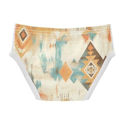 KLL Traditional Tribal Aztec Toddler Boy Cotton Boxer Briefs Cute Children Panties2