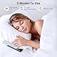 Luqixcey Kissenlautsprecher Bluetooth, wasserdichte Knochenschall Kissen Lautsprecher, Konduktions, Schlafkopfhörer mit Stereo Bass für Schlaf, Meditation, Bluetooth-Schlafkopfhörer für Tiefschlaf