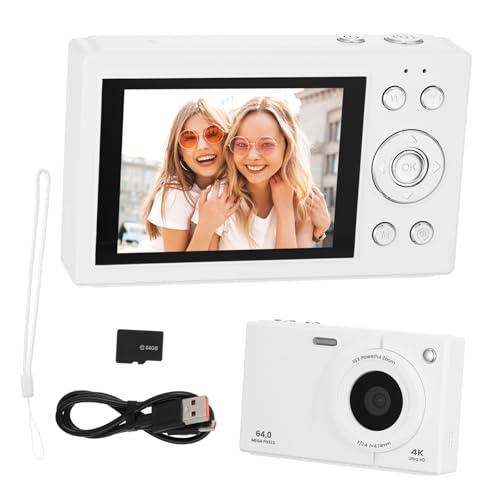 Appareil Photo Compact Blanc anti-vibration SEWACC pour réussir toutes vos photos sans flou