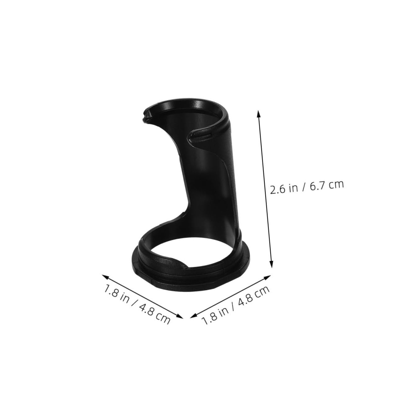 FOMIYES Shaving Brush Holder Stand Beard Brush Rack Razor Stand Modern Design Portable Plastic Beard Care Organizer Grooming Tool