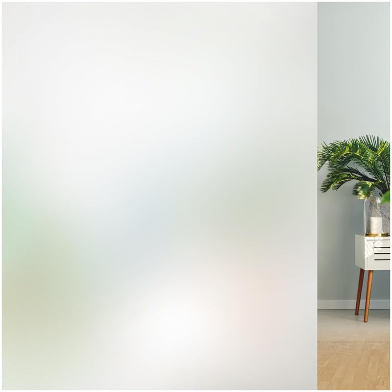 Image of Window Glass Film for Privacy, Self Adhesive Window Sticker, Glass Frosting Film | 24 X 200 Inchs