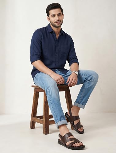 Image of Super Soft Ortho Friendly Adjustable Velcro strap Doctor Sandal & Cushioned Footbed Lightweight Anti-Slip Sole Casual Sandals in Dual Comfortable Stylish for Men BB1065