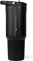 Vista 1 de HydroJug Sport Botella de acero inoxidable con popote, aislada al vacío, de 20 onzas, a prueba de fugas, diseño ergonómico, reutilizable, apta