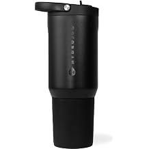 HydroJug Sport - Stainless Steel Tumbler with Straw, Vacuum Insulated, 20oz Leakproof Water Bottle, Ergonomic Design, Reusable, Dishwasher Safe, Rubber Base, Durable for Gym or Outdoors, Berry Pop