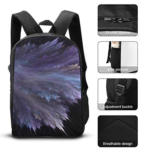 Sac à dos d'école 17 pouces avec imprimé 3D tendance pour garçon et fille