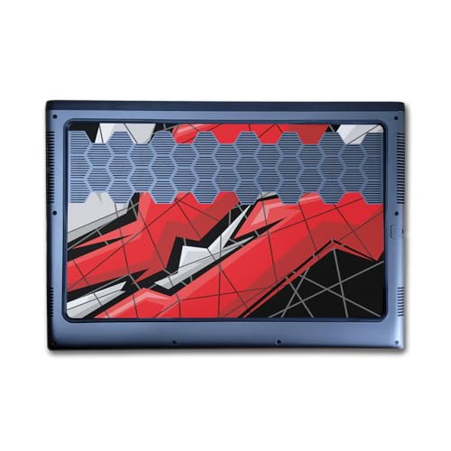 Image of Laptop Skin Compatible with Alienware M16 R2 (2024) - Polygon Grunge - Premium 3M Vinyl Protective Wrap Decal Cover - Easy to Apply | Crafted in The USA by MightySkins