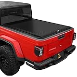 ONINE Retractable Hard Tonneau Cover Custom fit 2020-2025 Jeep Gladiator JT 5ft Bed(60.3'), All Weather Truck Bed Cover