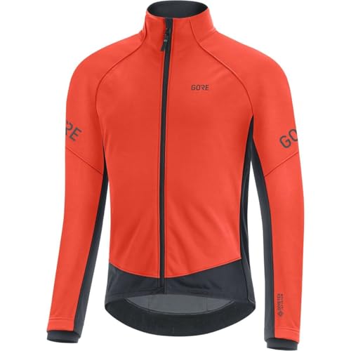 GORE WEAR mens Thermo Jacket,Fireball/Black,Medium