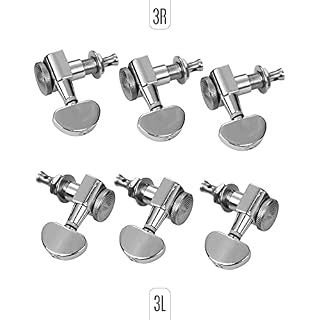 Cheville d’accord Corde Guitar 4 Chrome Scellé Guitare Tuning Tuners Têtes De Machine pour La Guitare De Basse 2L + 2R - Les Beatles, Paul McCartney, John Lennon, RIngo Starr, George Harrison Cheville d'accord Corde Guitar 4 Chrome Scellé Guitare Tuning Tuners Têtes De Machine pour La Guitare De Basse 2L + 2R – Image 5