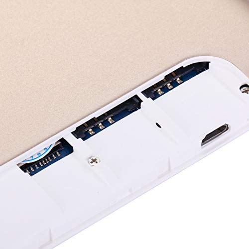 Tablette 4G LTE 10.1 pouces Double SIM Android Gold avec étui cuir