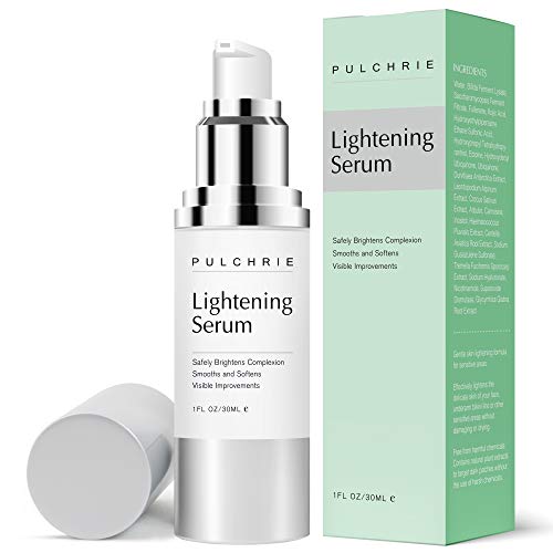 PULCHRIE Lightening Serum with Kojic Acid, Fullerene and Arbutin, Dark Spot Corrector Remover